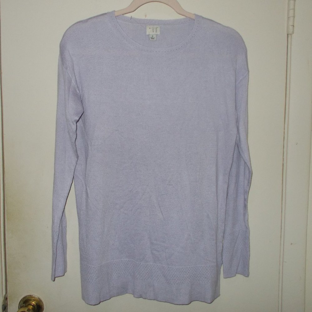 A New Day Sweater Light Purple Size Small